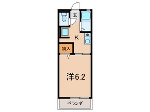 ミュ－タスＫ＆Ｓ－１の物件間取画像